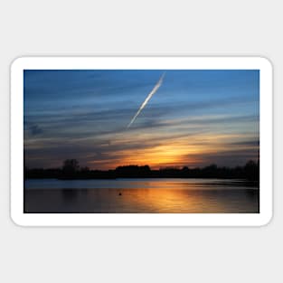 South Cerney Sunset Sticker